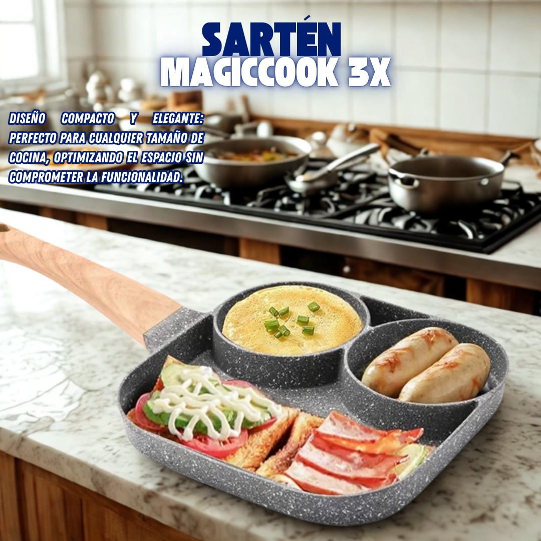 Sartén MagicCook 3X🍳